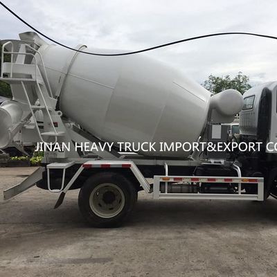 HOWO Light Duty شاحنة خلاطة أسمنت ذاتية التحميل 4x2 3cbm 5M3