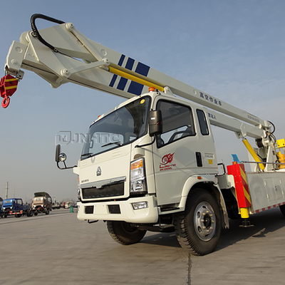 18m 20m Euro 4 Light Aerial منصة شاحنات هيدروليكية مثبتة