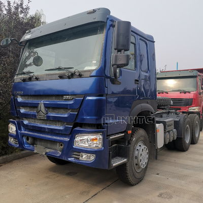 ساينو تراك هووا رأس جرار رئيس الوزراء المحرك شاحنة Euro2 6X4 371hp