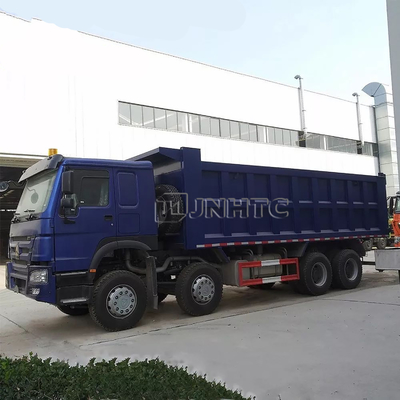 SINOTRUK HOWO 12 Wheeler Heavy Duty Dump Truck ذاتية التحميل 8x4 3cbm 371hp