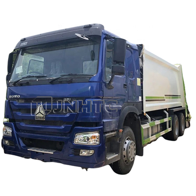 HOWO 6x4 12cbm 15cbm ذراع سوينغ هيدروليكي شاحنة لجمع القمامة Euro2 Euro3 حاوية صندوق قمامة