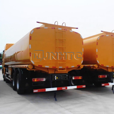 ساينو تراك HOWO A7 371hp شاحنة خزان وقود الزيت Euro2 Euro3 25000L 6x4