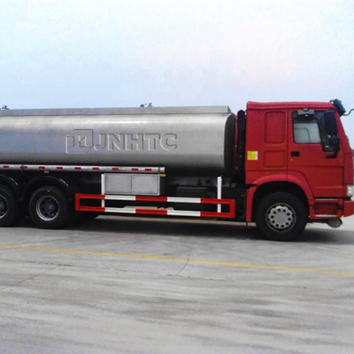 ساينو تراك HOWO A7 371hp شاحنة خزان وقود الزيت Euro2 Euro3 25000L 6x4