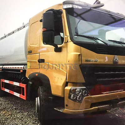 ساينو تراك HOWO A7 371hp شاحنة خزان وقود الزيت Euro2 Euro3 25000L 6x4