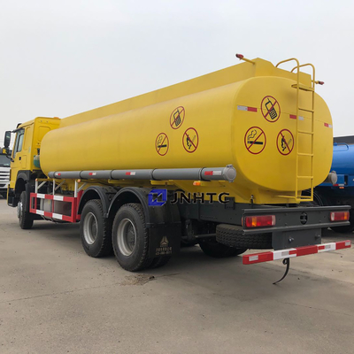 مقطورة ناقلة وقود النفط ساينو تراك HOWO 371hp Euro2 Euro3 25000L 6x4