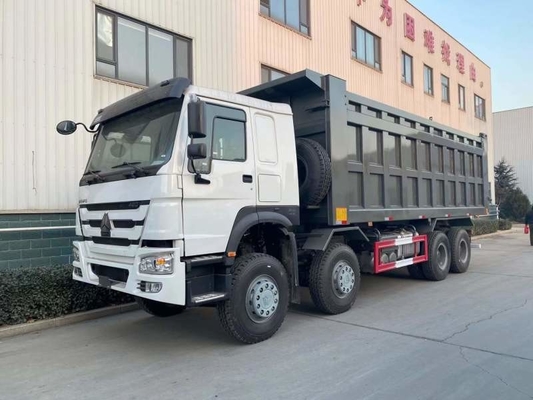 SINOTRUK HOWO 8X4 U Shape قلابة شاحنة في غانا تنزانيا زامبيا زيمبابوي