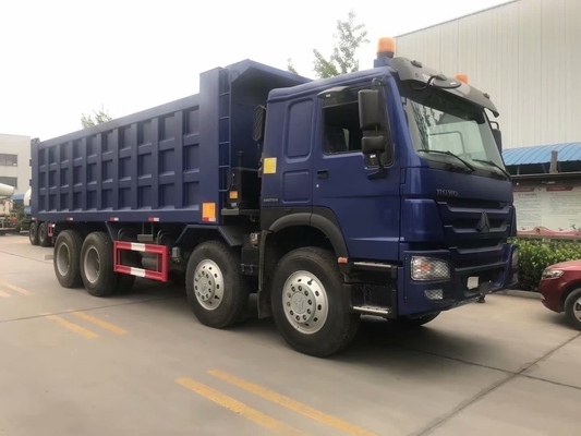 SINOTRUK HOWO 8X4 U Shape قلابة شاحنة في غانا تنزانيا زامبيا زيمبابوي