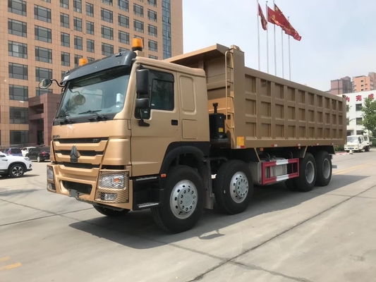 SINOTRUK HOWO 8X4 U Shape قلابة شاحنة في غانا تنزانيا زامبيا زيمبابوي