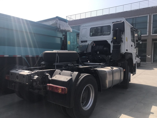 HOWO 4x2 Drive Prime Mover Truck 6 Wheeler 290HP 336HP سحب رأس
