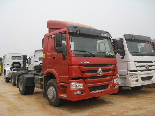HOWO 4x2 Drive Prime Mover Truck 6 Wheeler 290HP 336HP سحب رأس