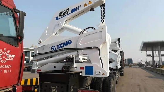 ساينو تراك هووا 8x4 شاحنة محمولة على رافعة مع Xcmg 37t رافعة جانبية Mqh37a