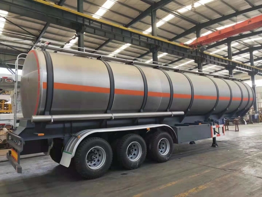 Liangshan 30000l-60000l Aluminium Fuel Tanker نصف مقطورة