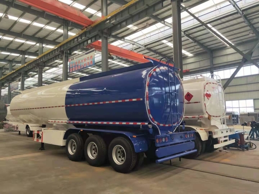Liangshan 30000l-60000l Aluminium Fuel Tanker نصف مقطورة