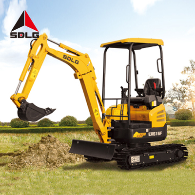 SDLG ER616F آلات البناء الثقيلة 1 طن حفارة صغيرة