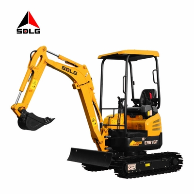 SDLG ER616F آلات البناء الثقيلة 1 طن حفارة صغيرة
