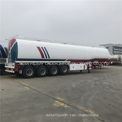 يمكن تسخين 3 محاور Fuwa أو Bpw Liquid Transport Truck Truck مقطورة 40 مكعب