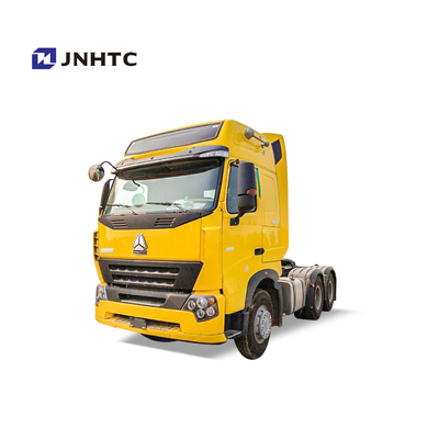 ساينو تراك A7 6X4 مستعملة شاحنة جرار 10 عجلة 371420HP رئيس المحرك