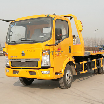 Sinotruk HOWO جديد / مستعمل 3 طن 4x2 هادم سحب شاحنة إزالة كتلة الطريق