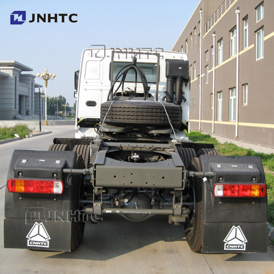 مستعملة شاحنة جرار Howo T7 A7 Sinotruk مقطورة رأس 420hp Euro II III IV