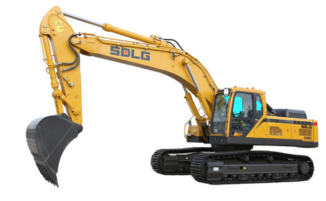 SDLG E6360F حفار مجنزر هيدروليكي شديد التحمل 36 طن حفارات طويلة المدى 1.9 م 3