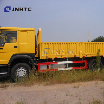 Sino Truck HOWO 6X4 Flatbed Container Trailer Sidewall Truck الشاسيه
