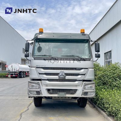 HOWO 8x4 Euro2 371hp قلابة شاحنة قلابة مع 2 مصباح إنذار