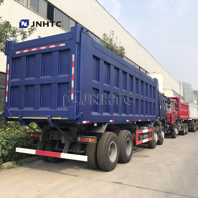 HOWO 8x4 Euro2 371hp 12 عجلات البناء شاحنة قلابة للسودان
