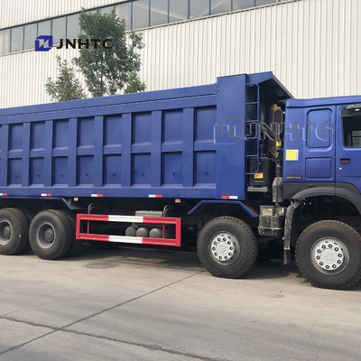HOWO 8x4 Euro2 371hp 12 عجلات البناء شاحنة قلابة للسودان