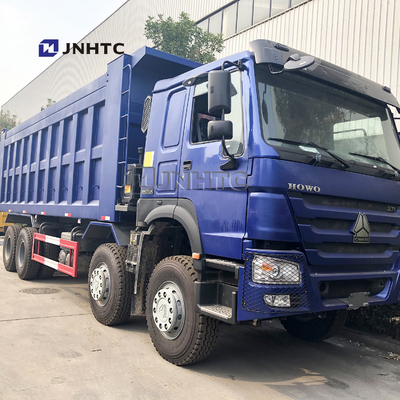 HOWO 8x4 Euro2 371hp 12 عجلات البناء شاحنة قلابة للسودان