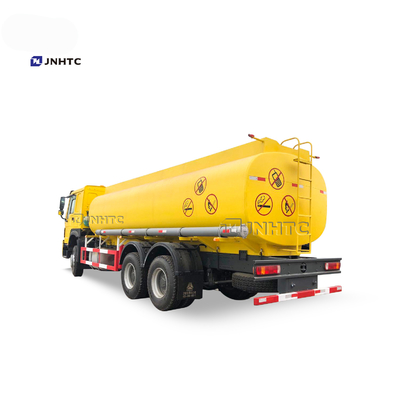HOWO euro2 16cbm التزود بالوقود شاحنة ناقلة وقود 6 * 4 شاحنة صهريج