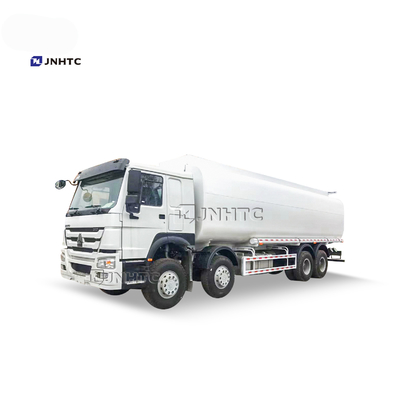 HOWO 8x4 12 عجلات وقود زيت ناقلة شاحنة التزود بالوقود 30cbm 35cbm Euro2 Euro3