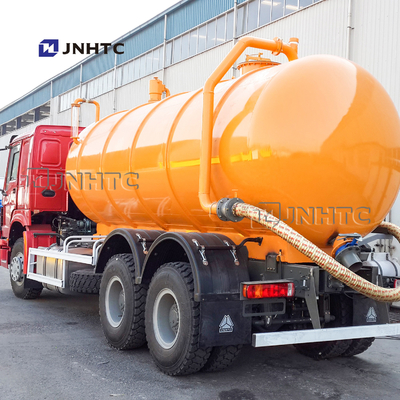 HOWO 6X4 Euro2 شاحنة صهريج شفط مياه المجاري 12cbm-22cbm تنظيف الفراغ