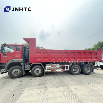 Sinotruk HOHAN 8x4 9.3m شاحنة قلابة ثقيلة جسم الشحن 12 عجلات Euro2 380hp
