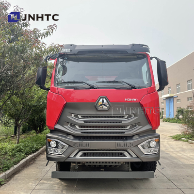Sinotruk HOHAN 8x4 9.3m شاحنة قلابة ثقيلة جسم الشحن 12 عجلات Euro2 380hp