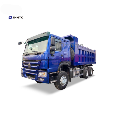 ساينو تراك HOWO 6x4 10 عجلات 30 طن 371hp شاحنة قلابة ذاتية التحميل لتنزانيا