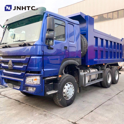 ساينو تراك HOWO 6x4 10 عجلات 30 طن 371hp شاحنة قلابة ذاتية التحميل لتنزانيا