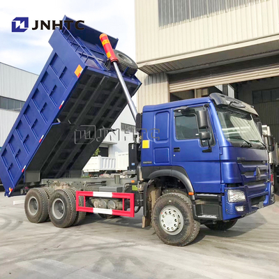ساينو تراك HOWO 6x4 10 عجلات 30 طن 371hp شاحنة قلابة ذاتية التحميل لتنزانيا