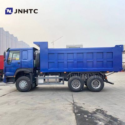 ساينو تراك HOWO 6x4 10 عجلات 30 طن 371hp شاحنة قلابة ذاتية التحميل لتنزانيا