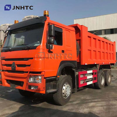 HOWO 6 × 4 20 متر مكعب شاحنة قلابة ستون ساند 10 عجلات 30 طن 371 حصان
