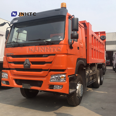 HOWO 6 × 4 20 متر مكعب شاحنة قلابة ستون ساند 10 عجلات 30 طن 371 حصان