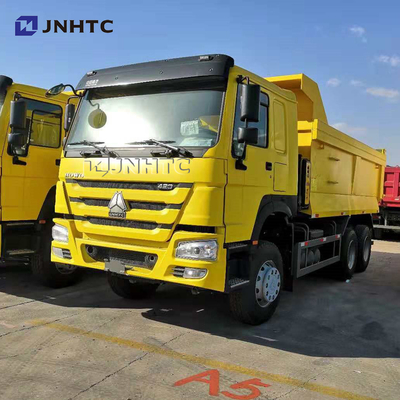 ساينو تراك HOWO 6 × 4 شاحنة قلابة شديدة التحمل ستون ساند 10 عجلات 30 طن 20 مكعب 420hp