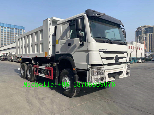 Sinotruk HOWO 6 * 4 Heavy Duty Dump Truck 10 Wheeler Tipper 371hp Horsepower 3 axle
