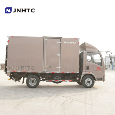 ساينو تراك HOWO 6 طن 116hp LHD Box Truck Van Cargo Truck