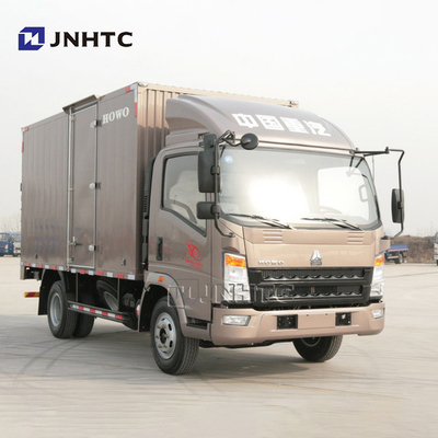 ساينو تراك HOWO 6 طن 116hp LHD Box Truck Van Cargo Truck