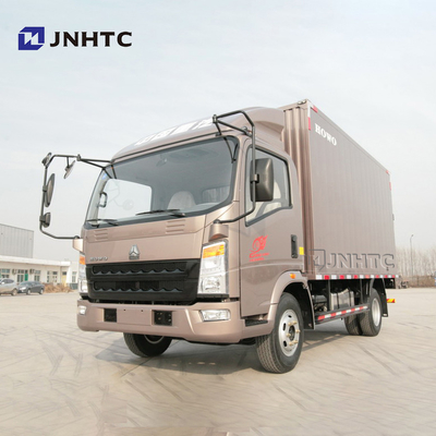 ساينو تراك HOWO 6 طن 116hp LHD Box Truck Van Cargo Truck