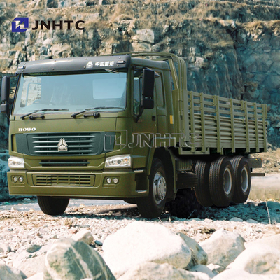 ساينو تراك 6 × 6 ذات الدفع الرباعي شاحنات عسكرية للجيش شاحنة بضائع