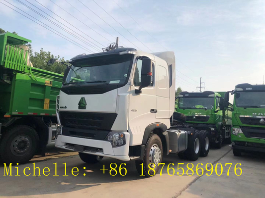 Sinotruk Howo 6 * 4 Tractor Truck 10 wheeler Tractor Head 100 طن