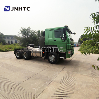 مستعملة HOWO Sinotruk 371 Prime Mover Truck 420hp 6X4 LHD RHD