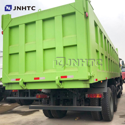 HOWO 8x4 371hp 30 مكعب 12 عجلات ذاتية التحميل شاحنة قلابة ثقيلة لبوتسوانا