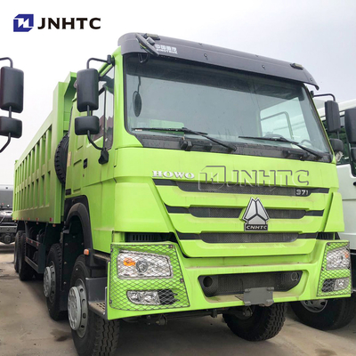 HOWO 8x4 371hp 30 مكعب 12 عجلات ذاتية التحميل شاحنة قلابة ثقيلة لبوتسوانا